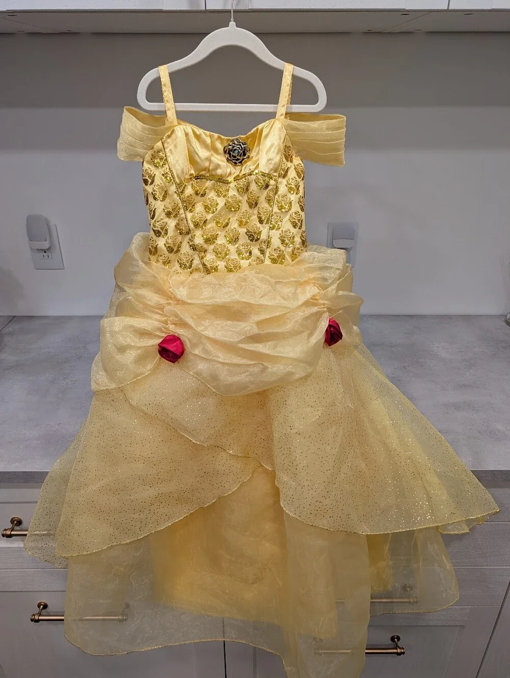 Disney Belle Dress, Beauty And The Beast, Size 7/8 - Picture 1 of 6